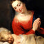 Virgin in Adoration Before the Christ Art Print Child by Rubens (6 Sizes)
