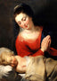 Virgin in Adoration Before the Christ Art Print Child by Rubens (6 Sizes)
