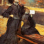 Visit to a Museum Art Print 1880 Painting by Edgar Degas (6 Sizes)