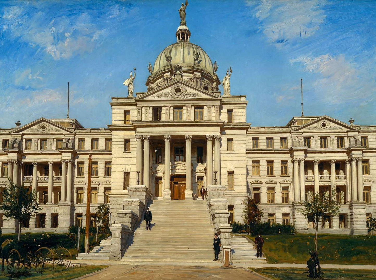 Waco TX Court House in 1905 Art Print (7 Sizes) - Retouched