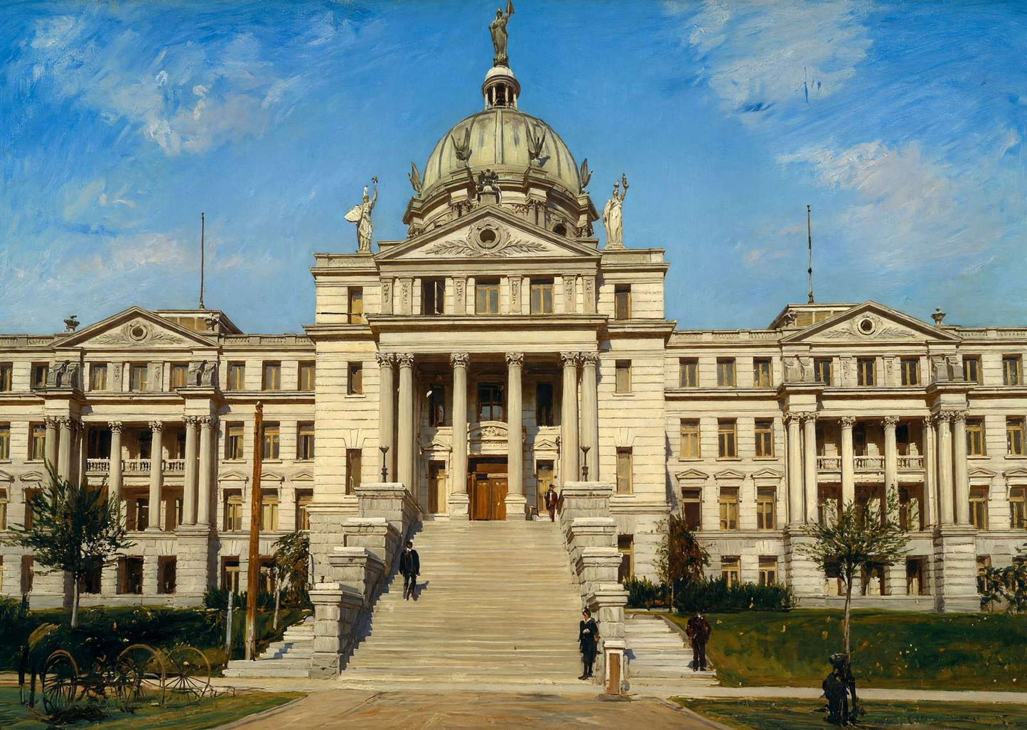 Waco TX Court House in 1905 Art Print (7 Sizes) - Retouched