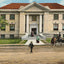 Waco TX Carnegie Public Library in 1905 Vintage Print (7 Sizes) - Enhanced