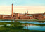 Waltham Watch Factory Rear View, Massachusetts in 1907 Vintage Print (7 Sizes)