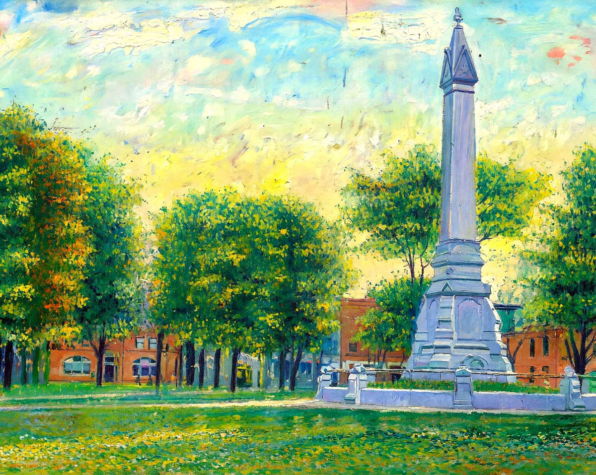 Soldiers Monument and Common