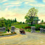 Entrance to Mount Feake, Waltham, Massachusetts in 1907 Painting Print (7 Sizes)