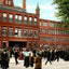 Main Entrance to the Waltham Watch Factory, MA in 1907 Vintage Print (7 Sizes)