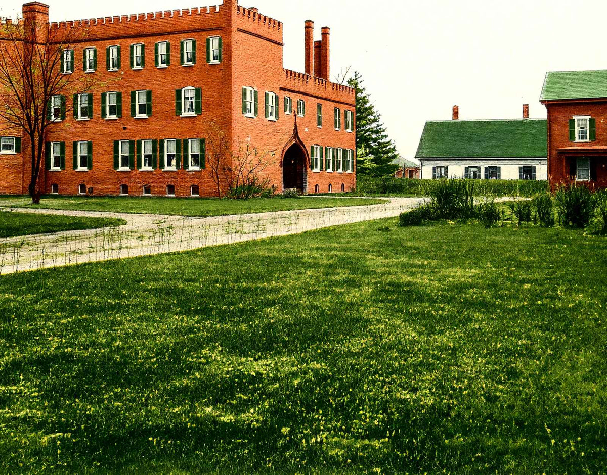 Training School for Nurses, Waltham, MA in 1907 Vintage Print (7 Sizes)