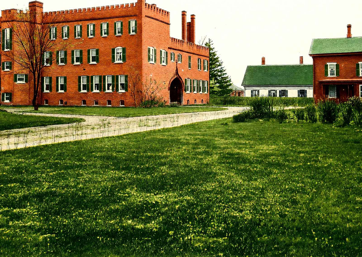 Training School for Nurses, Waltham, MA in 1907 Vintage Print (7 Sizes)