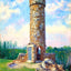 Norumbega Tower, Waltham, Massachusetts in 1907 Art Print (7 Sizes) - Acid Free