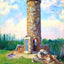 Norumbega Tower, Waltham, Massachusetts in 1907 Art Print (7 Sizes) - Acid Free