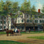Walloomsac Inn Bennington in 1907 Painting Print (7 Sizes) - High Quality