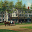 Walloomsac Inn Bennington in 1907 Painting Print (7 Sizes) - High Quality