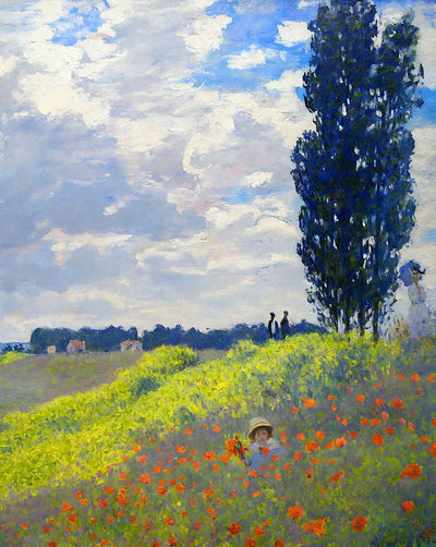 Walk in the Meadows at Argenteuil painting by Claude Monet (1873)