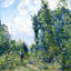 Wanderer Near the Wood Art Print 1887 Painting by Camille Pissarro (6 Sizes)