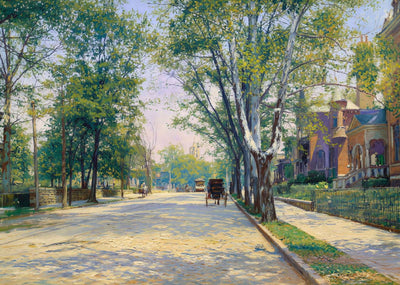 Washington Street Atlanta in 1905 Art Print (7 Sizes) - Retouched
