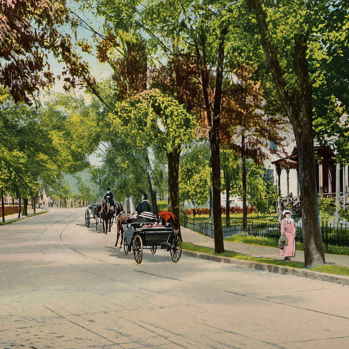 Washington Street Atlanta in 1906 Vintage Print (7 Sizes) - Archival Paper