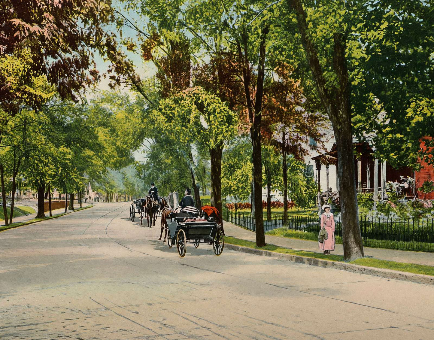 Washington Street Atlanta in 1906 Vintage Print (7 Sizes) - Archival Paper