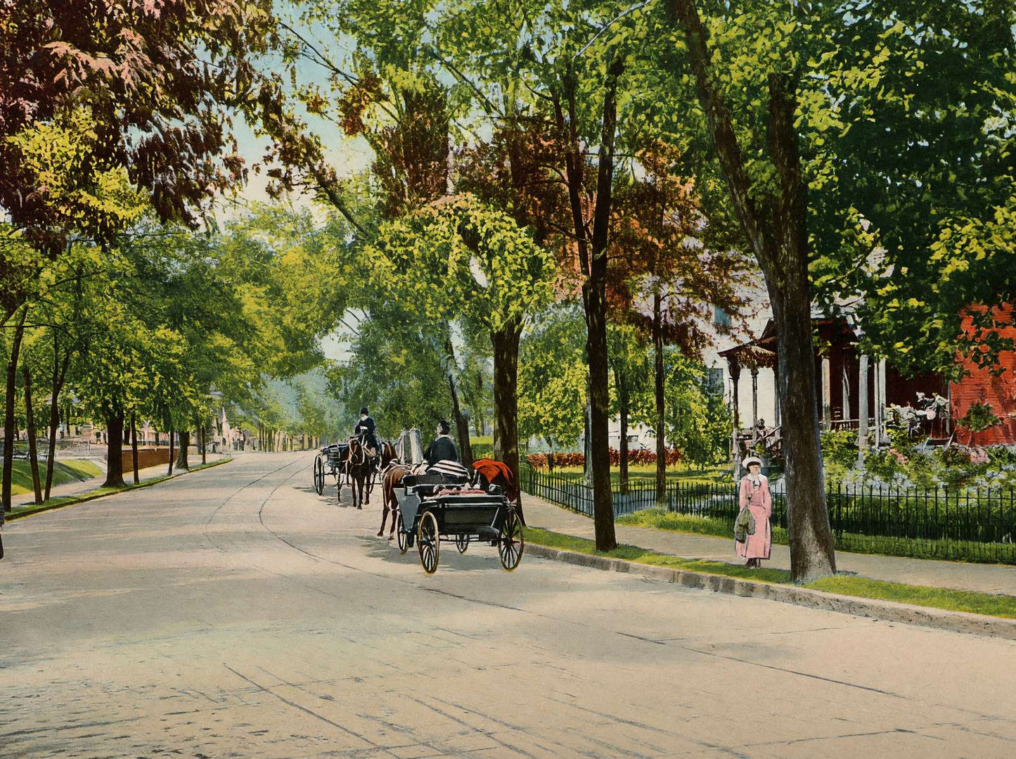 Washington Street Atlanta in 1906 Vintage Print (7 Sizes) - Archival Paper