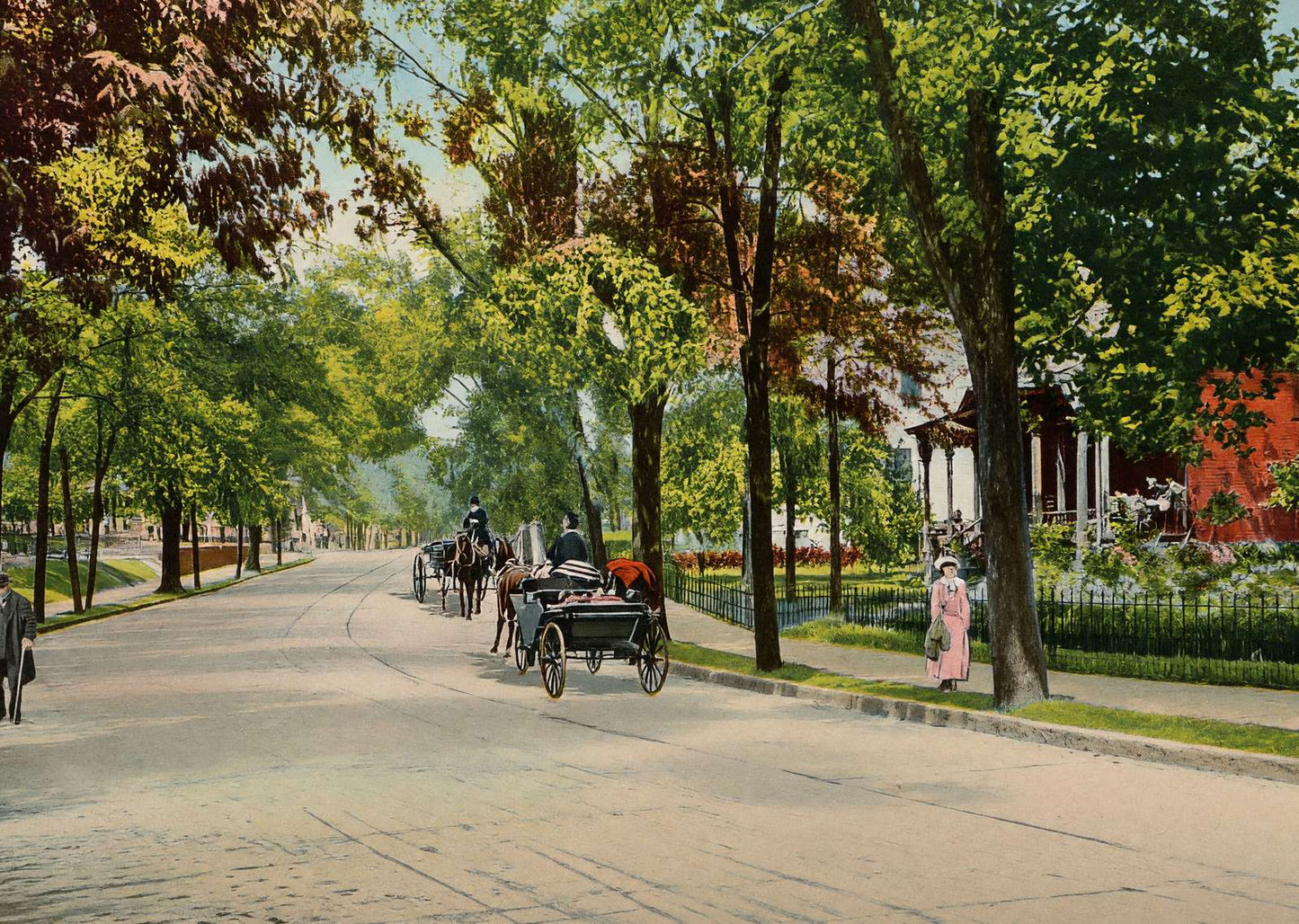 Washington Street Atlanta in 1906 Vintage Print (7 Sizes) - Archival Paper