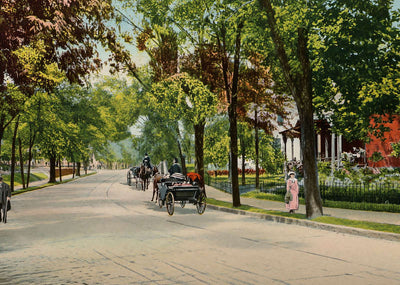 Washington Street Atlanta in 1906 Vintage Print (7 Sizes) - Archival Paper