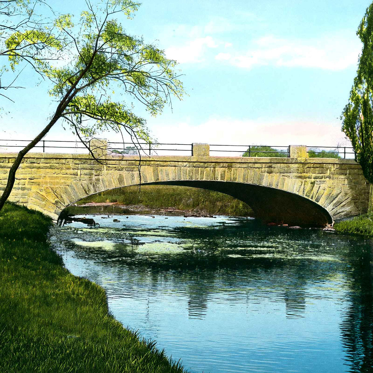 Water Works Park Canton Ohio in 1907 Vintage Print (7 Sizes) - High Quality