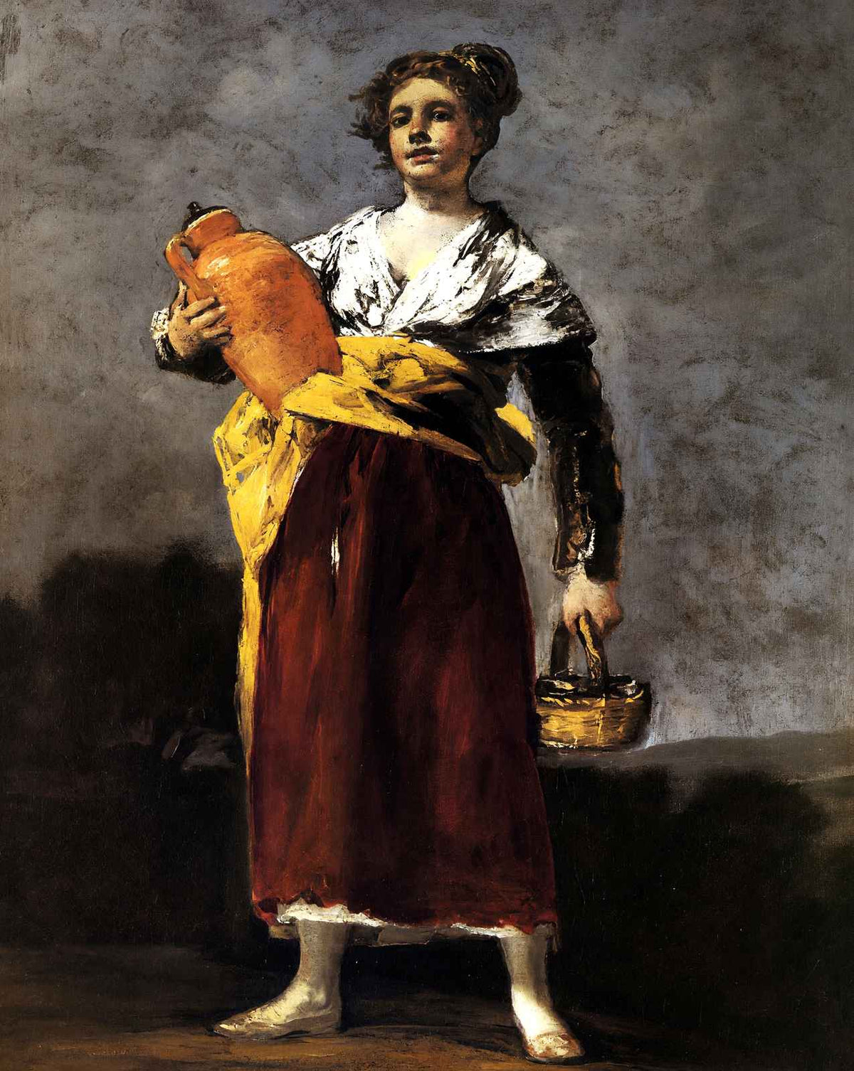 Water Carrier fine art print by Francisco Goya (1812)