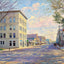 Main Street Looking South Waterville Maine in 1905 Art Print (7 Sizes)