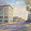 Main Street Looking South Waterville Maine in 1905 Art Print (7 Sizes)