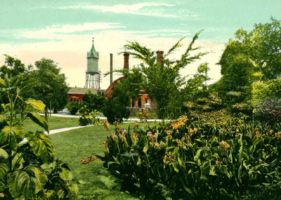 Waterworks Park Jacksonville FL in 1907 Vintage Print (7 Sizes) - High Quality