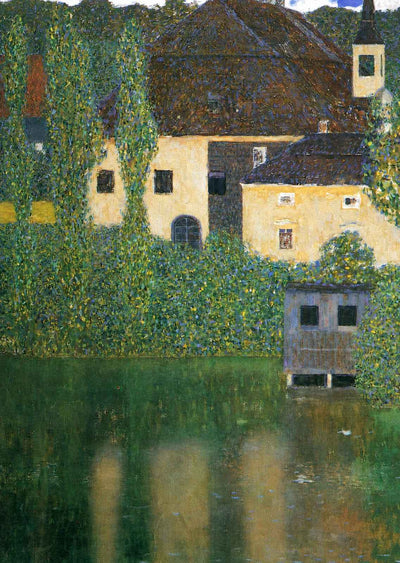 Water Castle 1908 Painting by Gustav Klimt Fine Art Print (6 Sizes)