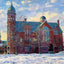 Coburn Classical Institute Waterville Maine in 1905 Art Print (7 Sizes)