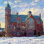 Coburn Classical Institute Waterville Maine in 1905 Art Print (7 Sizes)