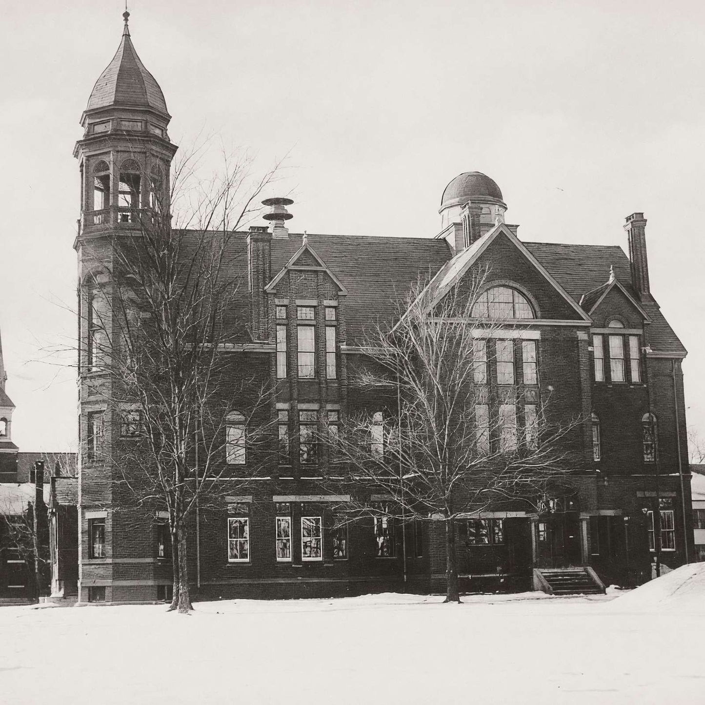 Coburn Classical Institute Waterville Maine Restored Photo Print (7 Sizes)