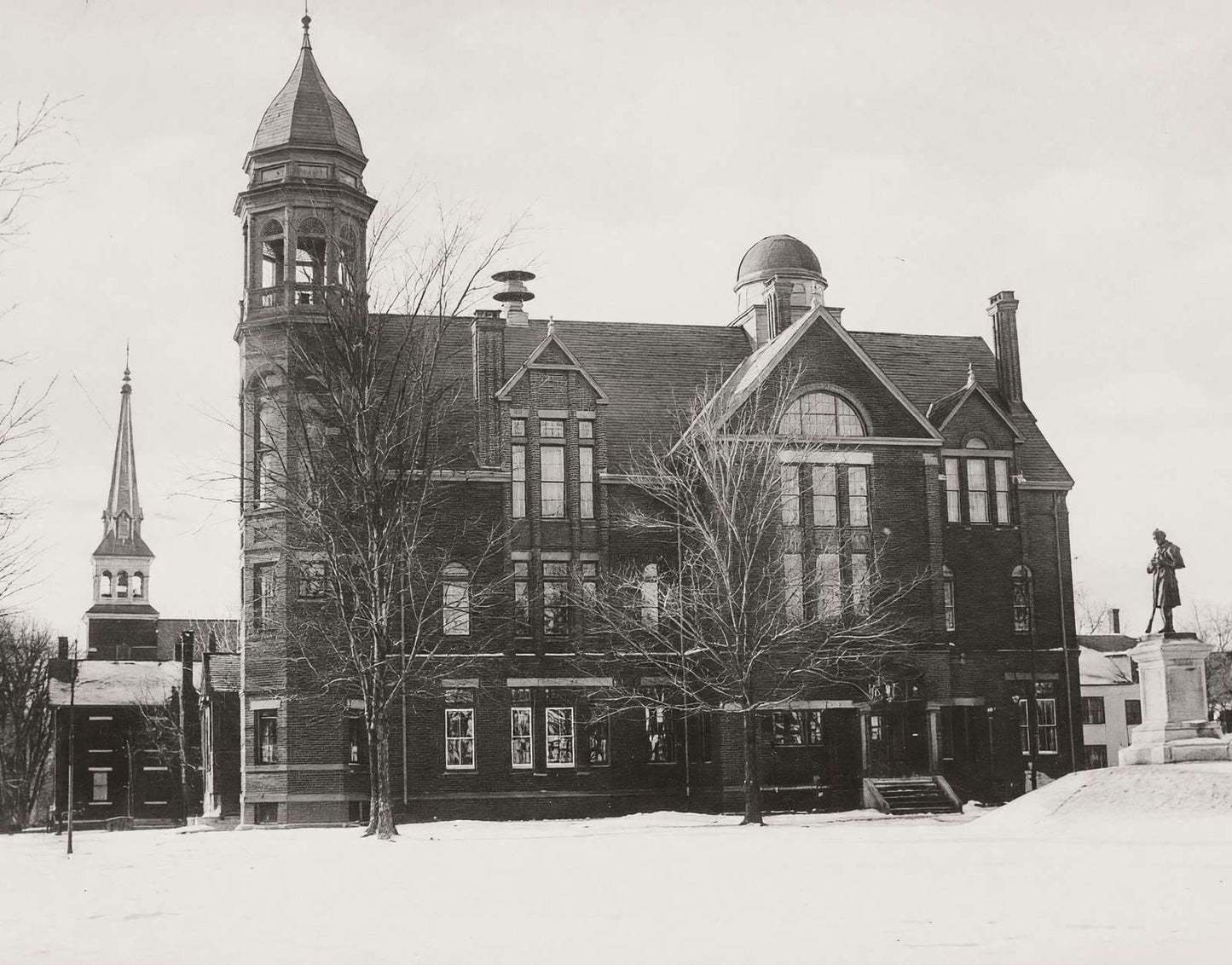Coburn Classical Institute Waterville Maine Restored Photo Print (7 Sizes)