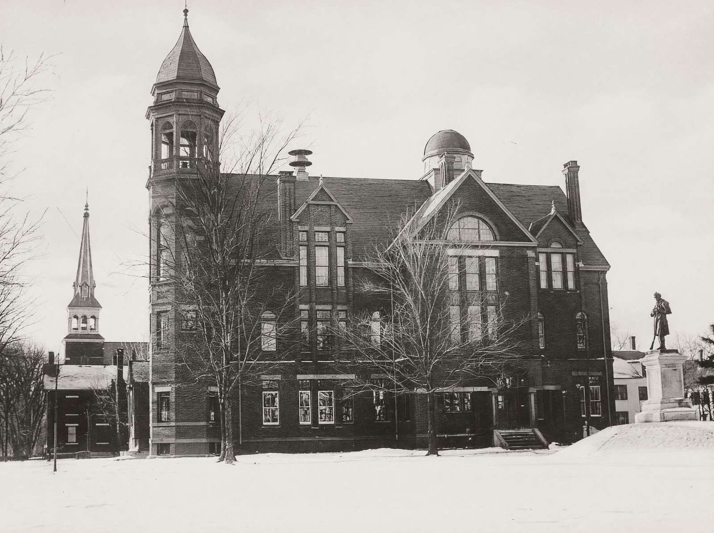 Coburn Classical Institute Waterville Maine Restored Photo Print (7 Sizes)