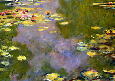 Water Lilies (1919) Painting by Claude Monet Art Print (6 Sizes) - High Quality