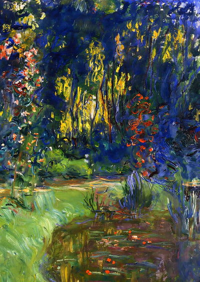 Water Lily Pond at Giverny Art Print 1918 Painting by Claude Monet (6 Sizes)