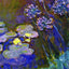 Water Lilies and Agapanthus 1914 Painting by Claude Monet Art Print (6 Sizes)