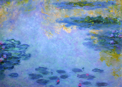 Water Lilies (1906) Fine Art Print Painting by Claude Monet (6 Sizes)
