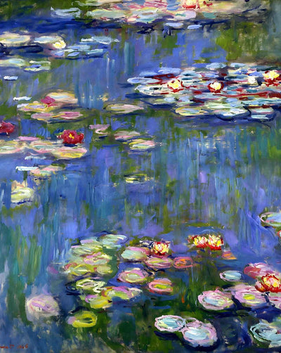 Water Lilies (1916) fine art print by Claude Monet (1916)