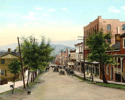 Main Street with Neese Hotel