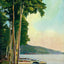 A Glimpse of Lake Winnipesaukee in 1908 painting