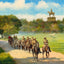 Wellington's Statue Aldershot in 1904 Art Print (7 Sizes) - Acid Free
