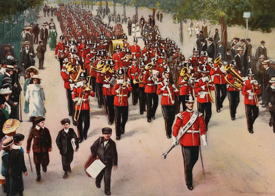 Wellington Avenue Aldershot in 1904 Vintage Print (7 Sizes) - Reproduction