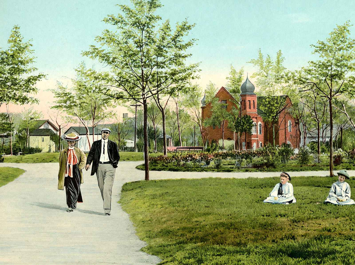 West End Park Birmingham Alabama in 1906 Vintage Print (7 Sizes) - Reproduction