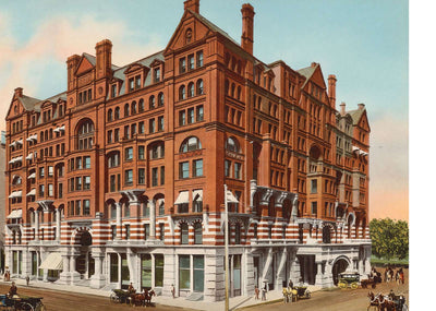 West Hotel Minneapolis in 1906 Vintage Print (7 Sizes) - Premium Print