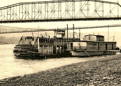 Wheeling Wharf WV Vintage Print (7 Sizes) - Retouched