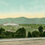 Presidential Range and Mount Washington Hotel White Vintage Print (7 Sizes)