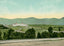 Presidential Range and Mount Washington Hotel White Vintage Print (7 Sizes)