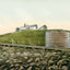 White Mountains Tip Top House and Lizzie Bourne Monument in 1907 Vintage Print